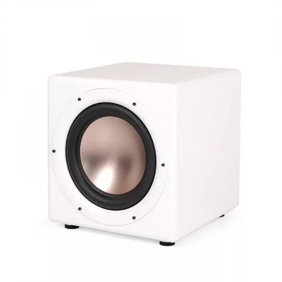 Subwoofere hi-fi - Subwoofer activ Dynavoice Thunder T-12 Alb Piano, audioclub.ro