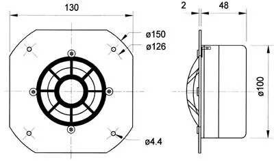 Visaton DSM 50 FFL - 8 Ohm