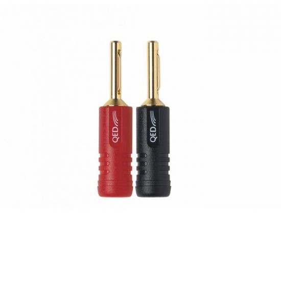 Conectori QED Screwloc ABS 4 mm Banana / Spada