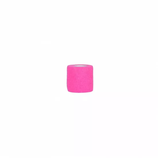 Bandaj elastic autoadeziv roz, 5cm x 4.5m, Minut