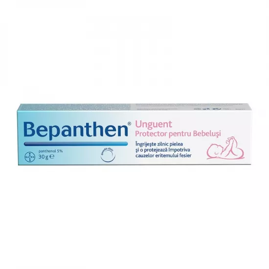 Bepanthen, unguent pentru iritațiile de scutec, 30 g, Bayer
