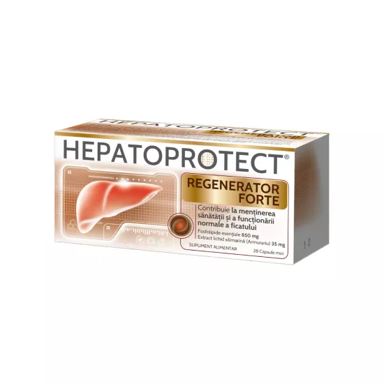 Hepatoprotect Regenerator Forte 850 mg, 28 capsule, Biofarm 