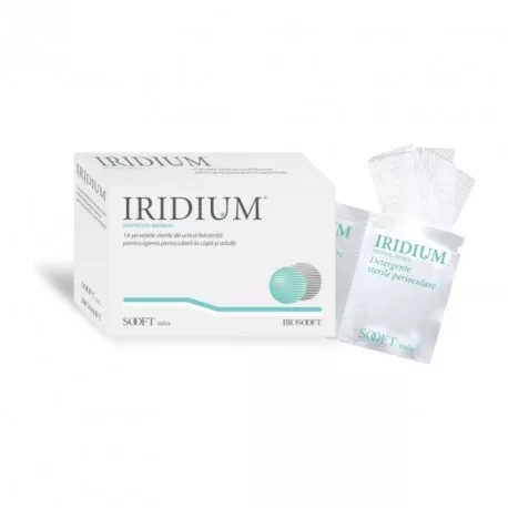 Iridium, șervetele oculare sterile, 20 bucăți, BioSooft
