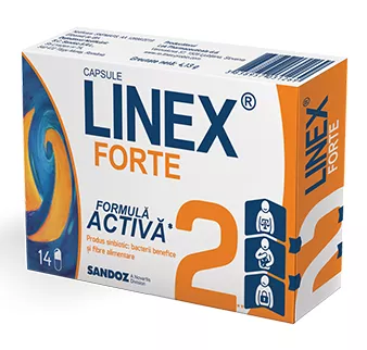 Linex Forte, 14 capsule, Sandoz
