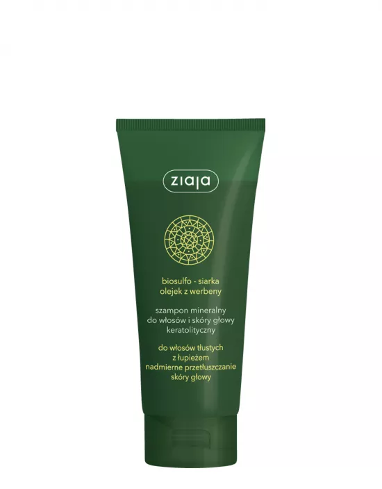 Șampon cu biosulf - antimătreață, păr gras cu seboree 200 ml, Ziaja