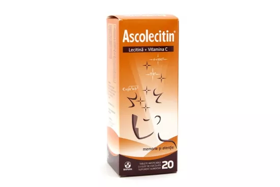 Ascolecitina, 20 comprimate, Biofarm