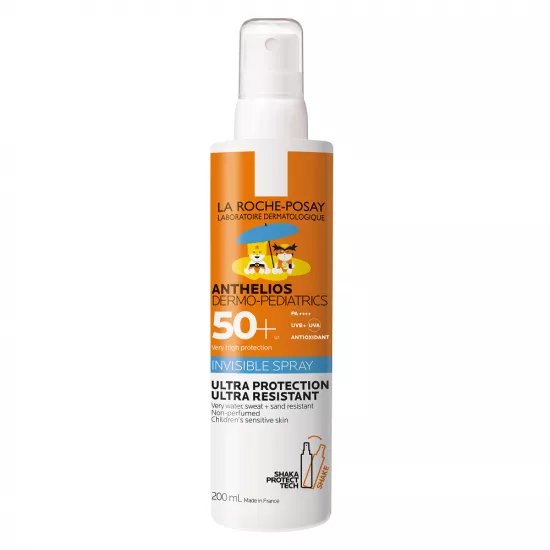 Spray invizibil pentru copii cu SPF 50+ Anthelios Dermo-Pediatrics, 200 ml, La Roche-Posay