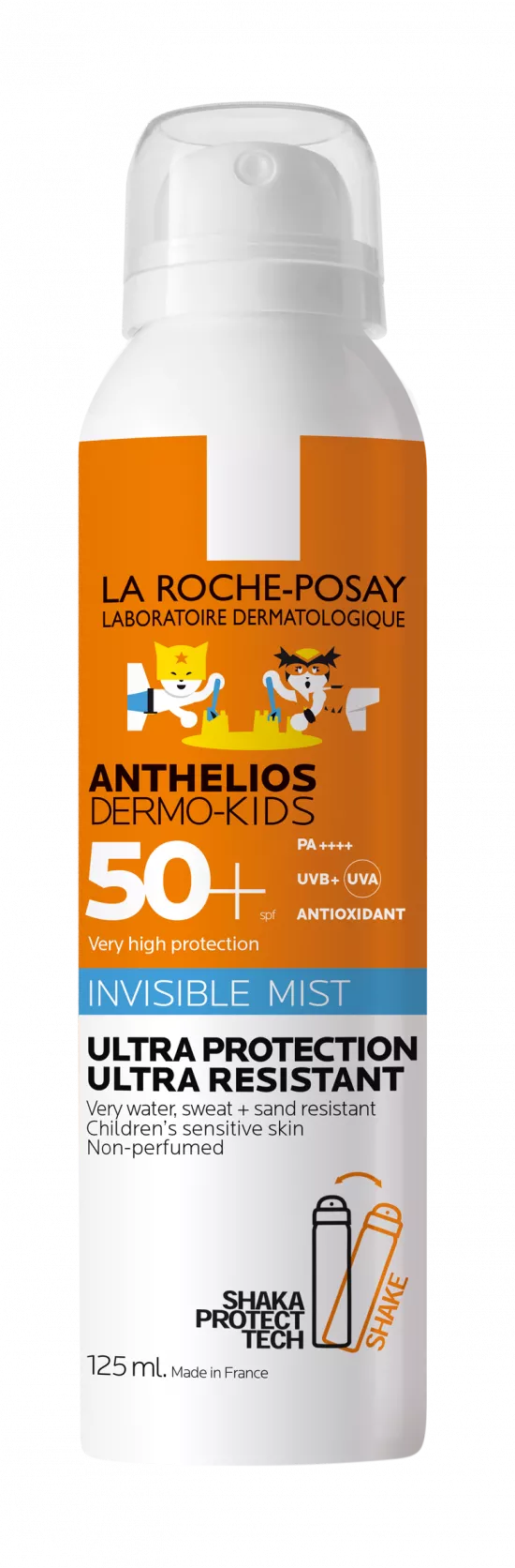 LA ROCHE-POSAY Anthelios Dermo-Pediatrics Spray cu Aplicare Usoara SPF 50+, 125ml