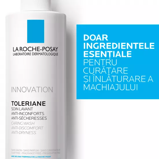 Cremă de curățare Toleriane pentru piele sensibilă, 400ml, La Roche-Posay