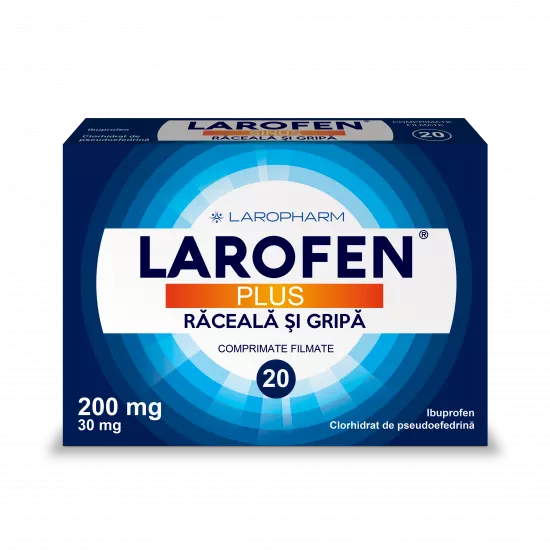 Larofen Plus, 200 mg, 20 comprimate, Laropharm