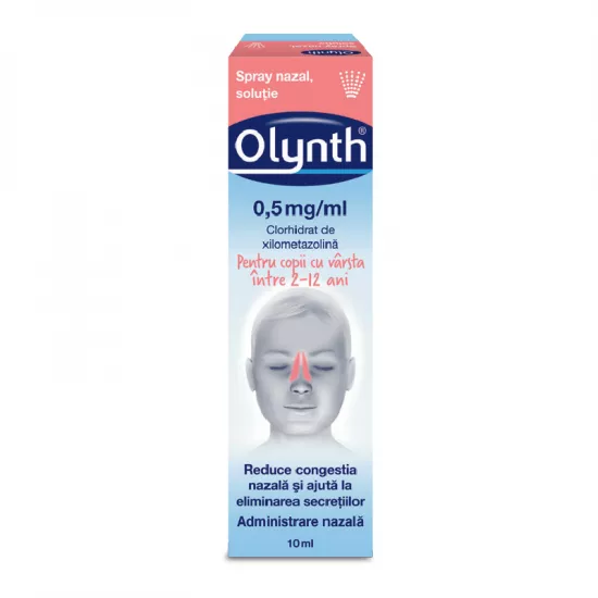 Spray nazal pentru copii 2-12 ani Olynth 0.5mg, 10 ml, Johnson&Johnson