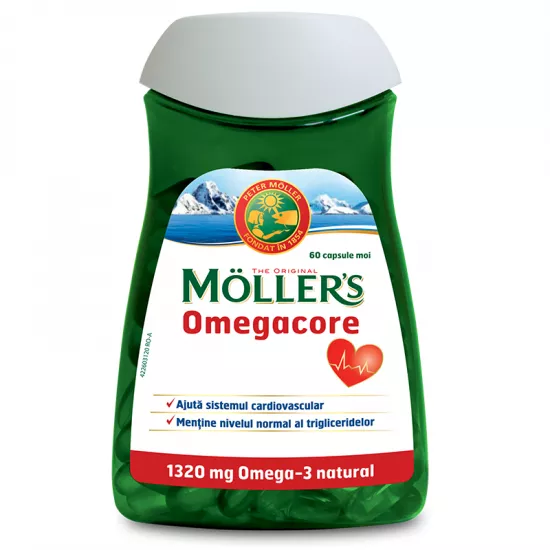 Omegacore, 60 capsule moi, Moller's