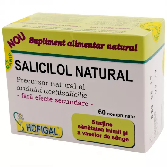 Salicilol Natural, 60 tablete