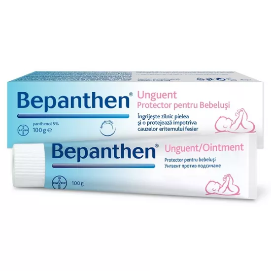 Unguent pentru iritatiile de scutec Bepanthen, 100 g, Bayer