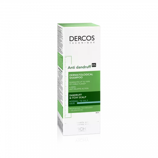 VICHY Dercos Şampon Antimătreață pentru păr normal-gras, 200ml 