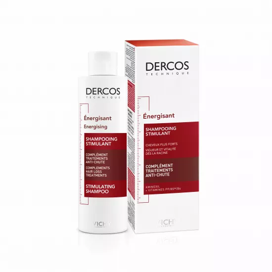 VICHY Dercos Şampon Energizant cu Aminexil® împotriva căderii părului, 200 ml 