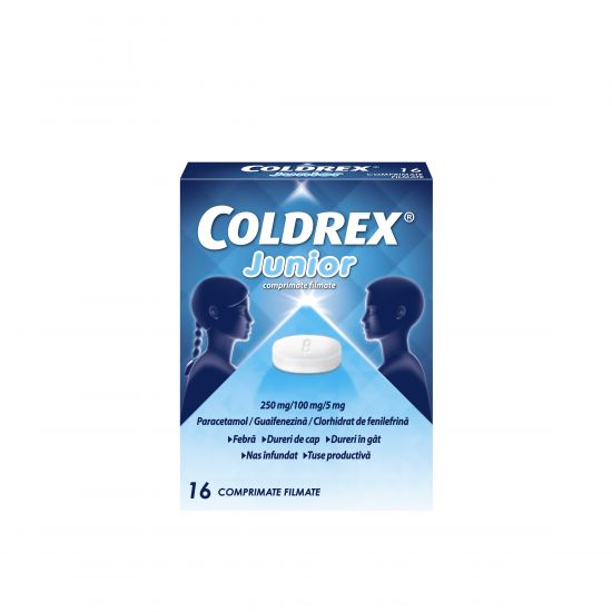 Coldrex Junior 16 Capsule Omega Pharma Raceala Si Gripa Iv