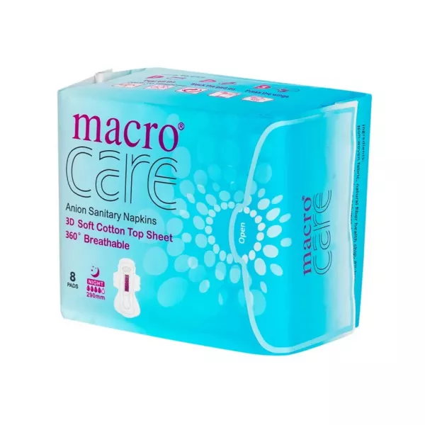 Absorbante Macro Care de Noapte 8 bucăți/pachet