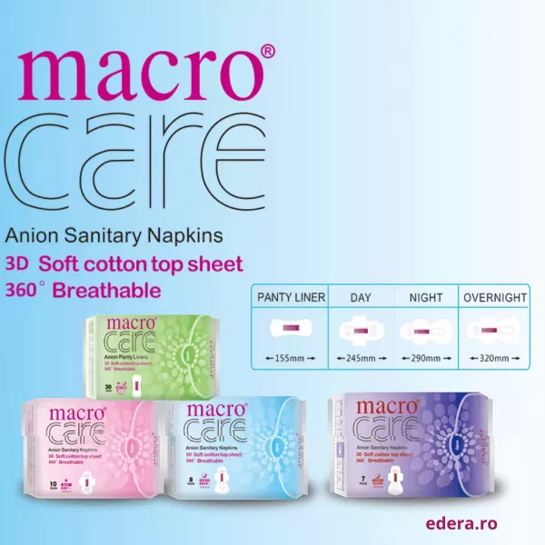 Absorbante Macro Care Extra 7 bucăți/pachet