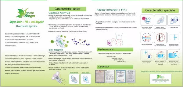 Absorbante Health Shuya zilnice 30 bucăți/pachet
