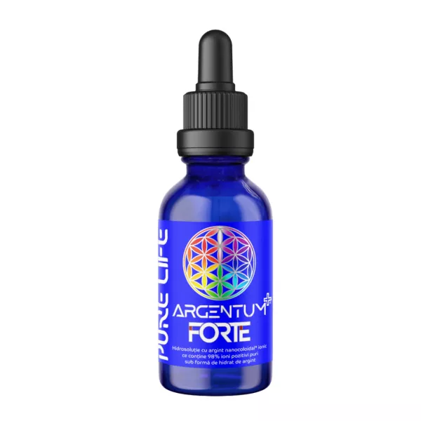 Adulți - ARGENTUM+® FORTE 25 ppm 30 ml cu pipetă, edera.ro
