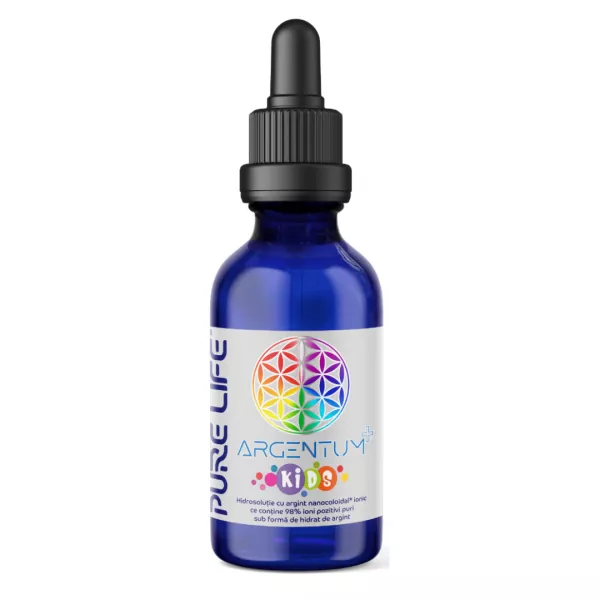Copii 4-12 ani - ARGENTUM+® KIDS 15ppm 60 ml cu pipetă, edera.ro