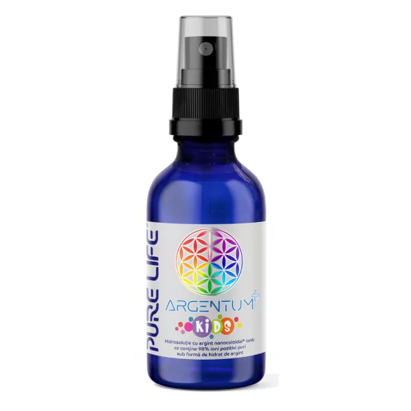 Copii 4-12 ani - ARGENTUM+® KIDS 15ppm 60 ml cu pulverizator , edera.ro