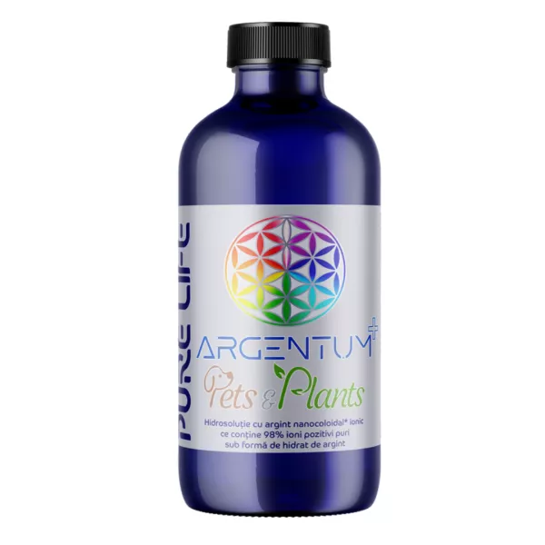 Animale & Plante - ARGENTUM+ Pets & Plants 10ppm 240 ml cu măsură gradată, edera.ro