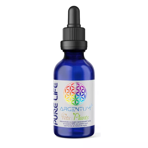 Animale & Plante - ARGENTUM+ Pets & Plants 10ppm 60 ml cu pipetă, edera.ro