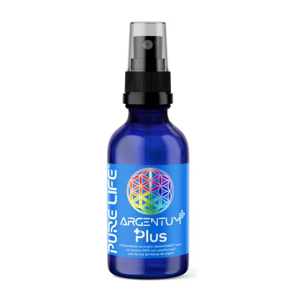 Adolescenți & vârstnici - Argentum+® PLUS 20ppm 60 ml cu pulverizator , edera.ro