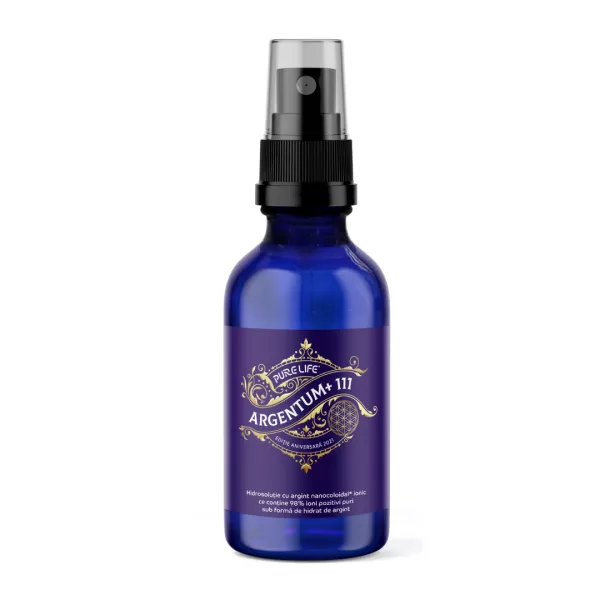 Afecțiuni virale acute - ARGENTUM+®111 ediție aniversară 111ppm 60 ml cu pulverizator , edera.ro
