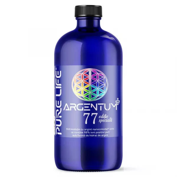 Argint nanocoloidal Afecțiuni Virale Cronice - ARGENTUM+®77 ediție specială 77ppm 240 ml cu măsură gradată

, edera.ro
