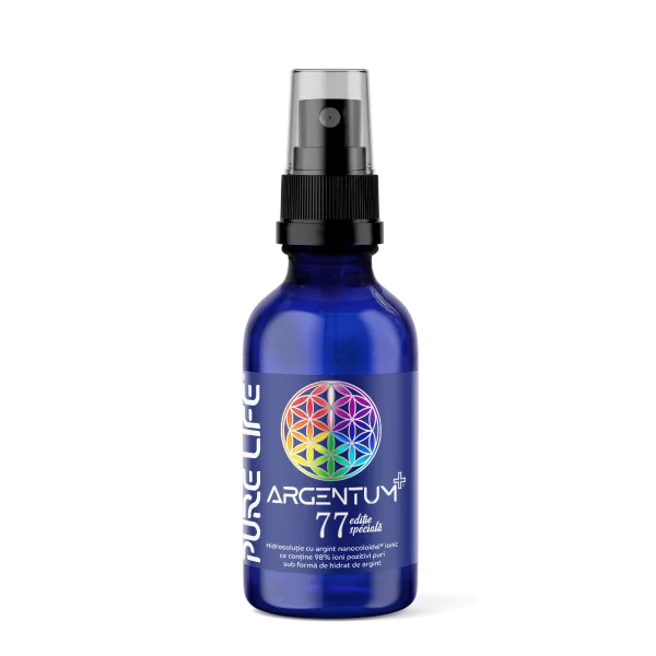 Afecțiuni virale cronice - ARGENTUM+®77 ediţie specială 77ppm 60 ml cu pulverizator, edera.ro