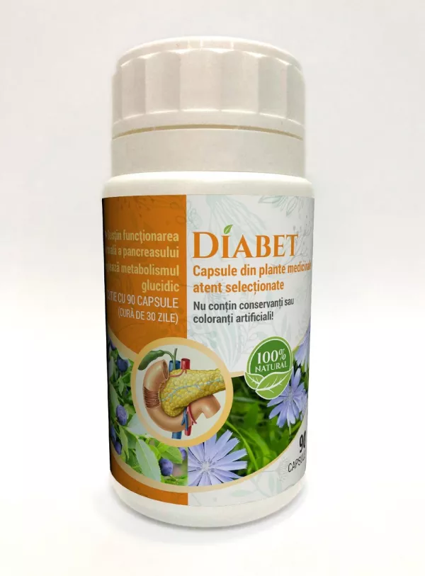 Diabet - Capsule Diabet (90 capsule), edera.ro