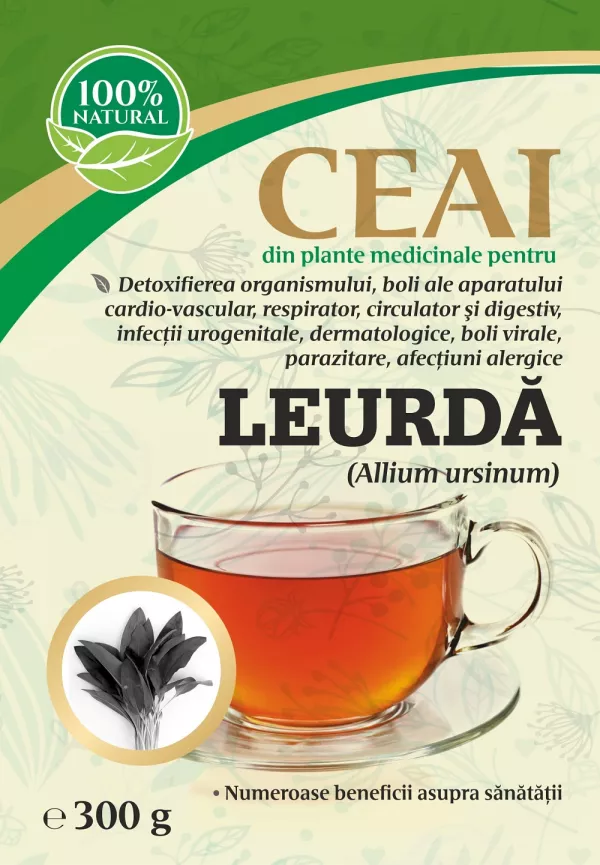 Ceaiuri Simple - Ceai de Leurdă (Allium ursinum) 300 gr., edera.ro