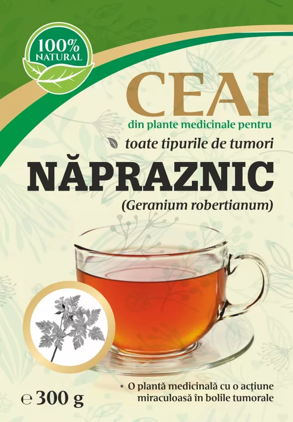 Tumori Canceroase - Ceai de Năpraznic (Geranium robertianum) 300 gr, edera.ro