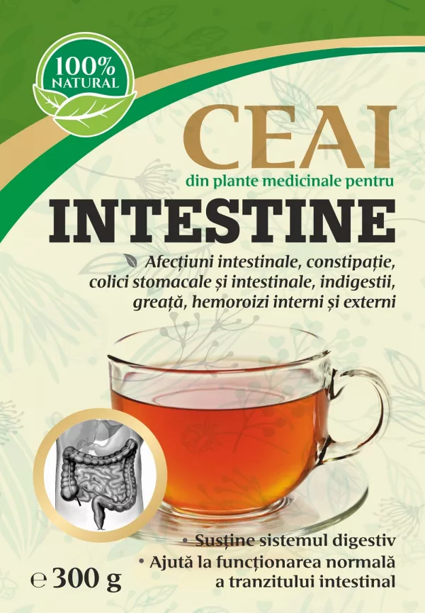 Tranzit / Constipaţie - Ceai pentru Intestine 300 gr. (3708), edera.ro