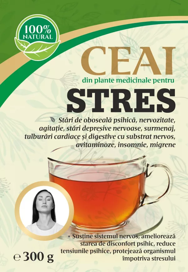 Stres / Oboseală / Insomnii - Ceai pentru Stres 300 gr.  (3723), edera.ro