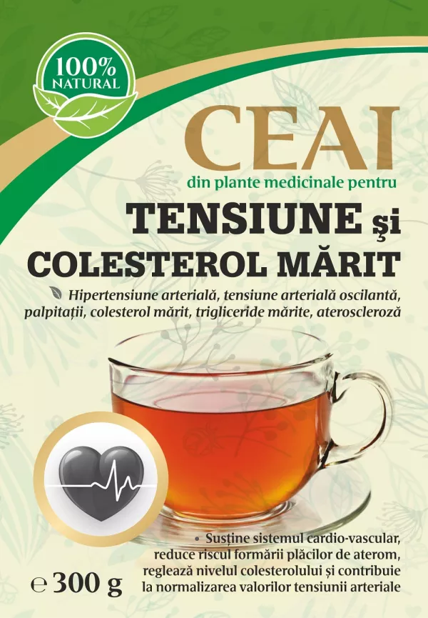 Ceaiuri Combinate - Ceai pentru Tensiune 300 gr. , edera.ro