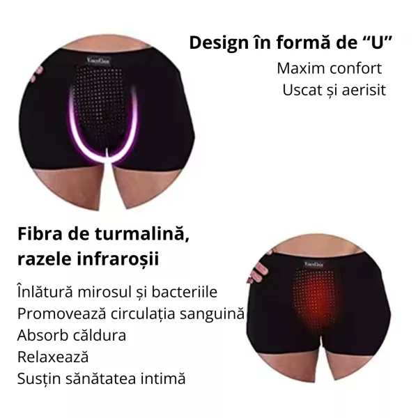Chiloți bărbați cu turmalină și magneți 