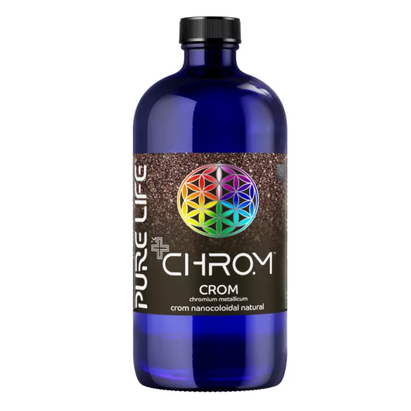 Minerale nanocoloidale - CHROM™ 25ppm 240 ml cu măsură gradată, edera.ro