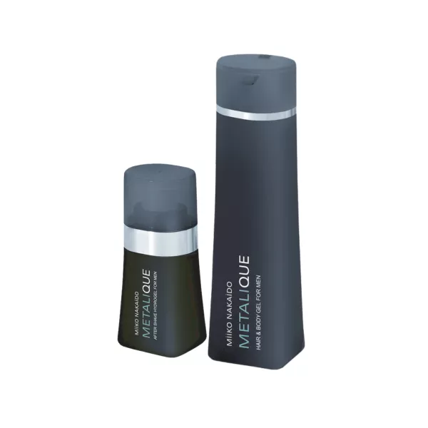 Cosmetice cu feromoni pentru bărbați - Duo Pack MetaliQUE- Gel de duș & Hidrogel MetaliQUE