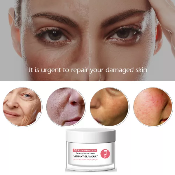 Anti-aging (riduri) - Cremă pentru față cu proteine serice 30 gr., edera.ro