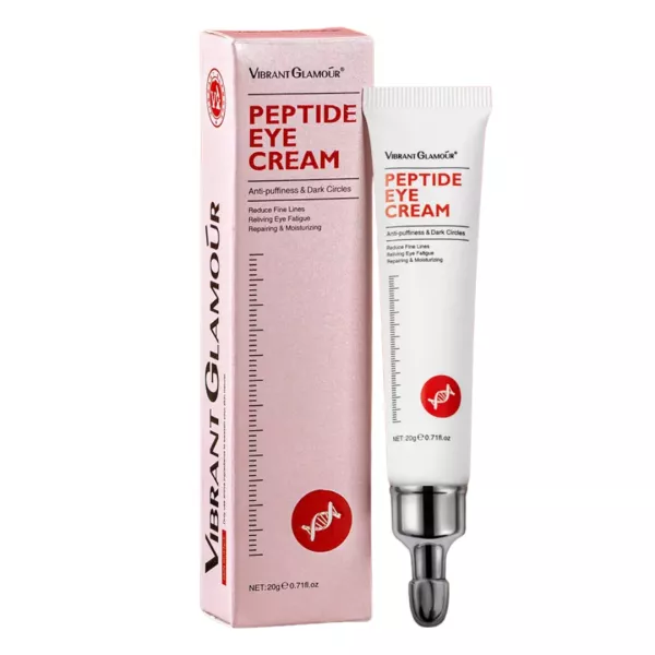 ﻿Cremă pentru ochi cu peptide de colagen, acid hyaluronic și vitamina E, 20 gr.