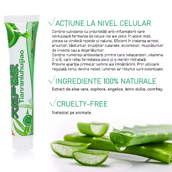 Gel antiacneic cu aloe vera 30 gr.