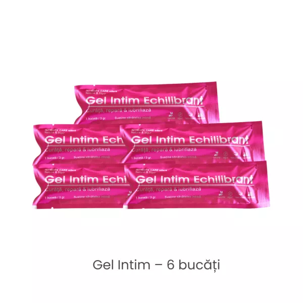 Gel intim echilibrant &ndash; 5 buc