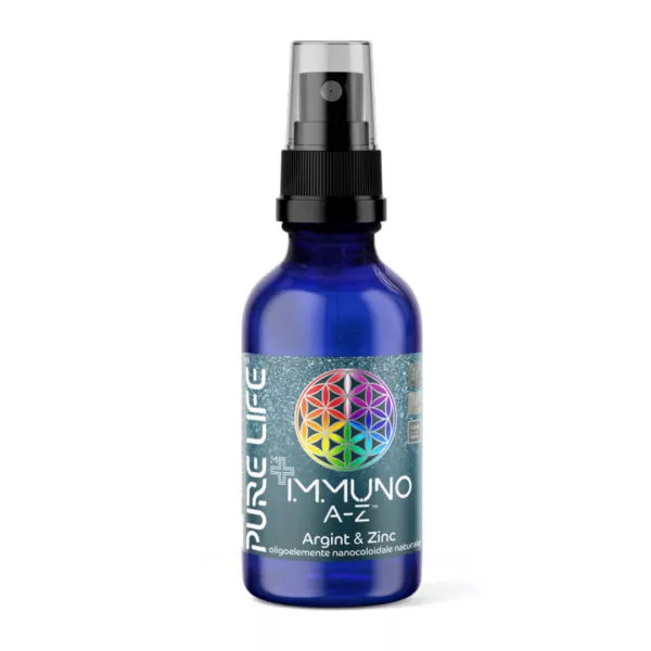 Mixuri nanocoloidale - IMMUNO A-Z™ Argint și Zinc 35ppm 60 ml, edera.ro