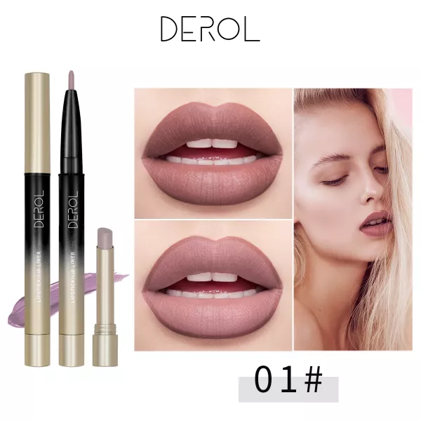 Lipstick & Lip Liner 2  în 1 01
