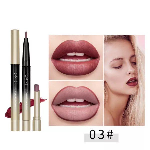 Lipstick & Lip Liner 2  în 1