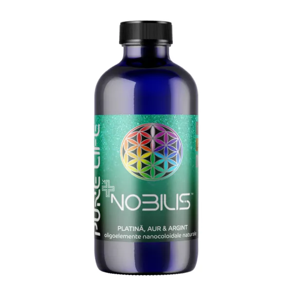 Mixuri nanocoloidale - NOBILIS™ Platina, Aur şi Argint 35ppm 240 ml cu măsură gradată, edera.ro